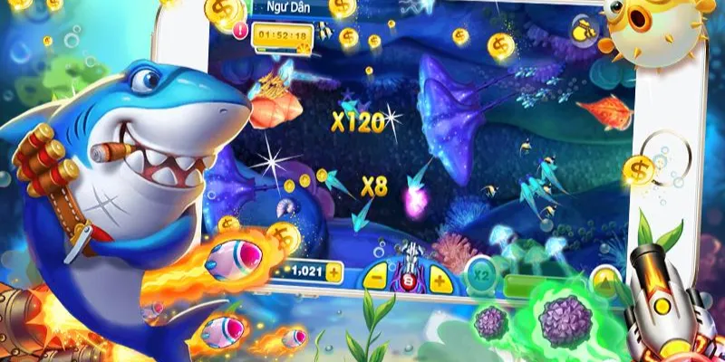 Bắn cá 3D tại New88 – Trải nghiệm đại dương sống động và cuốn hút 2 Một số tính năng đặc biệt trong bắn cá 3D
