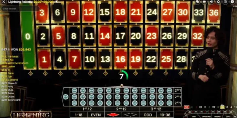 Bí kíp chơi Lightning Roulette tăng cơ hội thắng lớn