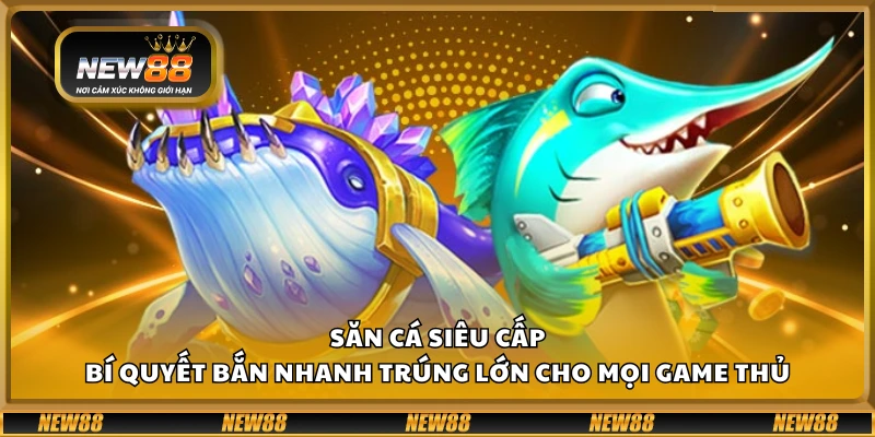 Săn cá siêu cấp – Bí quyết bắn nhanh trúng lớn cho mọi game thủ